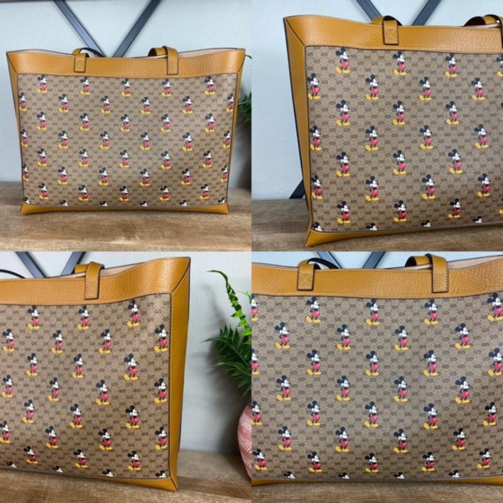 SOLD Gucci X Disney 2020 GG Supreme Large Tote - Picture 6 of 15